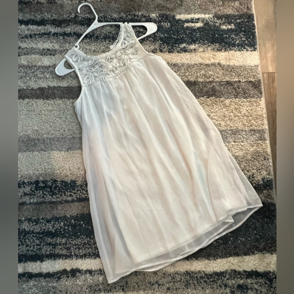 As U Wish white Lace Chemise